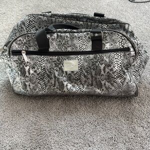 Pink Snake Duffle Bag